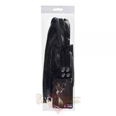 Double Fancy Flogger black bdsm flogger for sensual play 51420281424 &mdash; photos