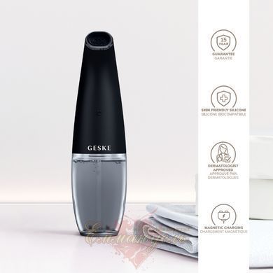 Очищающее устройство для лица GESKE Aqua-Stream Face Cleanser 8в1 black HB0396 фото