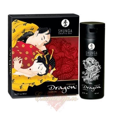Steam stimulating cream - Shunga SHUNGA Dragon Cream (60 ml), the effect of warm cold and tingling