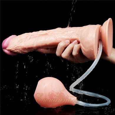 Фаллоимитатор - Squirt Extreme Dildo Flesh 11''