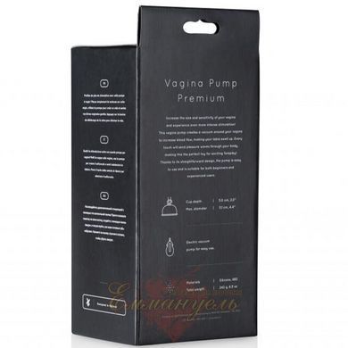 Автоматическая вакуумная помпа для вульвы - Saiz Vagina Pump Premium SO5121 фото