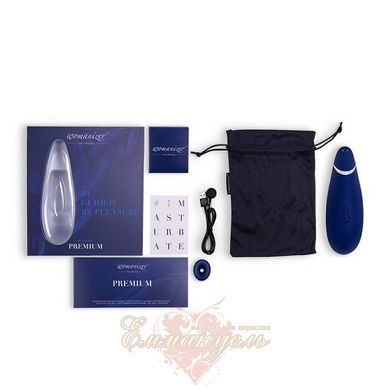 Non-contact clitoral stimulator - Womanizer Premium, Blueberry