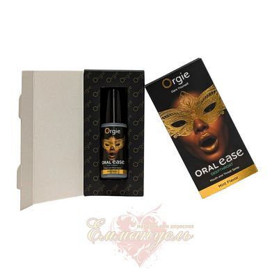 Спрей для глубокого минета Orgie Oral Ease Deepthroat 15 мл мятный без анестетиков SX2737 фото