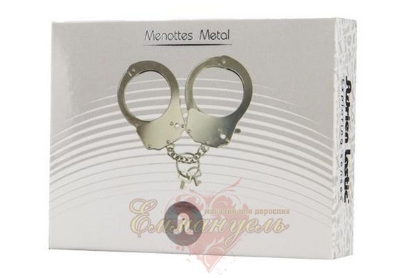 Наручники металеві - Adrien Lastic Handcuffs Metallic