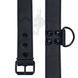 Нашийник з повідцем - Bondage Fetish Black Matt Collar With Leash 6452LVTOY686 фото 4