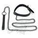 Нашийник з повідцем - Bondage Fetish Black Matt Collar With Leash 6452LVTOY686 фото 5