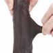 Dildo - 7 '' Sliding Skin Dual Layer Dong &ndash; Black 66-LV317011 - photos (5