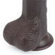 Dildo - 7 '' Sliding Skin Dual Layer Dong &ndash; Black 66-LV317011 - photos (9