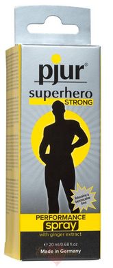 Prolonger - pjur Superhero Strong Spray 20 ml, With ginger extract, absorbed into the skin