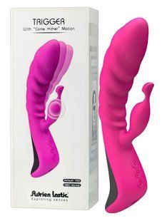Hi-tech вібратор - Trigger Vibrator mit Klitorisreizer 61325898610000 фото
