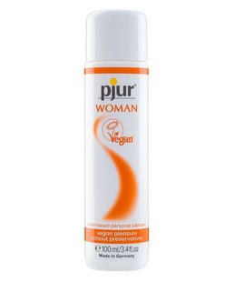 Lubricant - Pjur Woman Vegan 100 ml, pure vegan composition, no preservatives