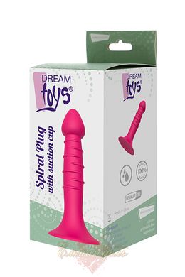 Анальная пробка - Dream Toys Spiral Plug With Suction Cup