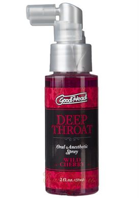 Blowjob Spray - Doc Johnson GoodHead Deep Throat Spray - Wild Cherry (59 ml)