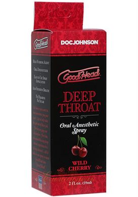 Спрей для мінета - Doc Johnson GoodHead Deep Throat Spray - Wild Cherry (59 мл)