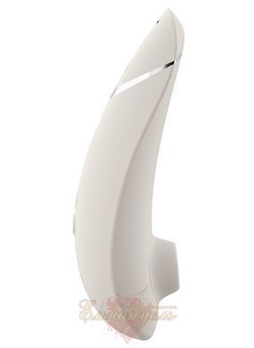 Вакуумний кліторальний стимулятор - Womanizer Premium 2 - Grey, функції Autopilot та Smart Silence SO8751 фото
