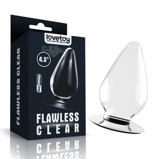 Анальная пробка - 4.5'' Flawless Clear Anal Plug Clear