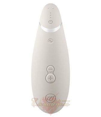 Вакуумний кліторальний стимулятор - Womanizer Premium 2 - Grey, функції Autopilot та Smart Silence SO8751 фото