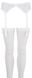 Belt for stockings - 2340062 Strapsgürtel - white, M/L