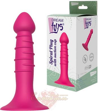 Анальна пробка - Dream Toys Spiral Plug With Suction Cup