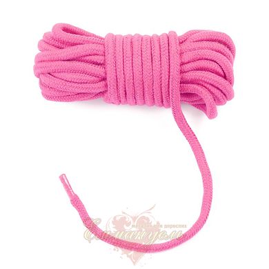 Веревка для бондажа - 10 meters Fetish Bondage Rope, Pink