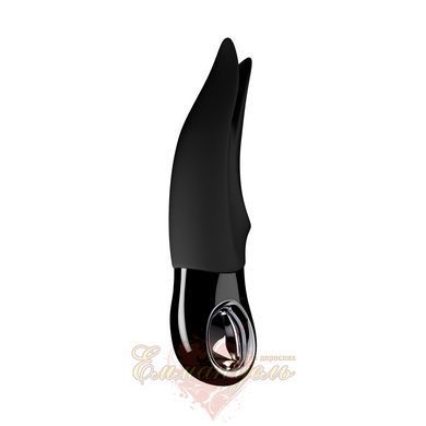 Clitoral vibrator - Fun Factory VOLTA black, flexible double tip SX0928 &mdash; photos