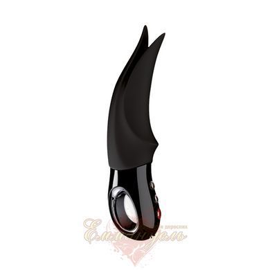 Clitoral vibrator - Fun Factory VOLTA black, flexible double tip SX0928 &mdash; photos
