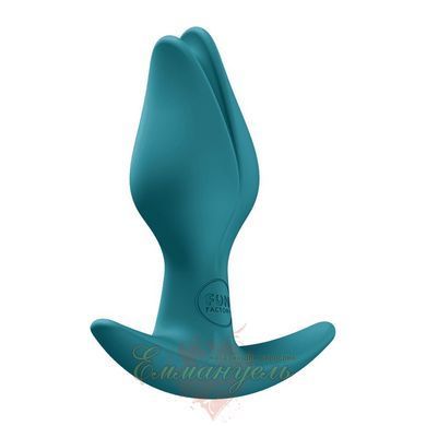 Анальна пробка Fun Factory Bootie Fem Bottle Green, бутон 2,9 см тонкий обмежувач SX3693 фото