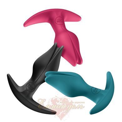 Анальна пробка Fun Factory Bootie Fem Bottle Green, бутон 2,9 см тонкий обмежувач SX3693 фото