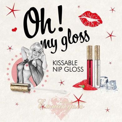 Набор блесков для сосков - Bijoux Indiscrets Kissable Nip Gloss DUET (2х13 мл)