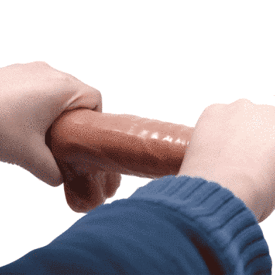 Realistic Dildo with Balls Beautiful Encounter Baron, 7.8 inch, Brown TPR, Suction Cup Base 6603BW-008101N &mdash; photos