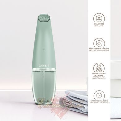 Очищающее устройство для лица GESKE Aqua-Stream Face Cleanser 8в1 green HB0398 фото