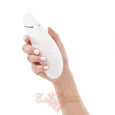 Безконтактний кліторальний стимулятор - Womanizer Premium, White