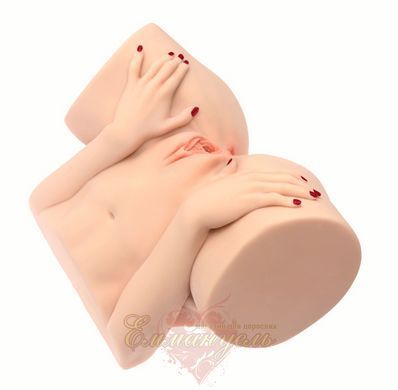 Мастурбатор-півторс Naked Factory BARBIE, реалістичний 2-канальний, наскрізний SX3475 фото