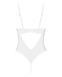 Obsessive Alissium white lace crotchless teddy, soft cups, XS/S SX0597 - photos (4
