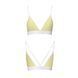 Спортивный топ с двойными бретелями - Passion PS007 TOP S, yellow SO4277 фото 3