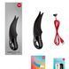 Clitoral vibrator - Fun Factory VOLTA black, flexible double tip SX0928 - photos (8