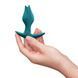 Анальна пробка Fun Factory Bootie Fem Bottle Green, бутон 2,9 см тонкий обмежувач SX3693 фото 5