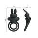 Cock ring - Pretty Love Vibro Penis Ring Bunny III Black 6603BI0729 - photos (8