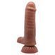Realistic Dildo with Balls Beautiful Encounter Baron, 7.8 inch, Brown TPR, Suction Cup Base 6603BW-008101N - photos (5