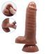 Realistic Dildo with Balls Beautiful Encounter Baron, 7.8 inch, Brown TPR, Suction Cup Base 6603BW-008101N - photos (11