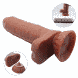 Realistic Dildo with Balls Beautiful Encounter Baron, 7.8 inch, Brown TPR, Suction Cup Base 6603BW-008101N - photos (4