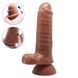 Realistic Dildo with Balls Beautiful Encounter Baron, 7.8 inch, Brown TPR, Suction Cup Base 6603BW-008101N - photos (10