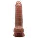 Realistic Dildo with Balls Beautiful Encounter Baron, 7.8 inch, Brown TPR, Suction Cup Base 6603BW-008101N - photos (8