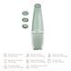 Очищающее устройство для лица GESKE Aqua-Stream Face Cleanser 8в1 green HB0398 фото 2