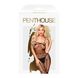 Bodystocking with stockings and geometric pattern - Penthouse Firecracker Black S/L