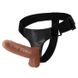Страпон - BAILE- Ultra Passionate Harness Realdeal Penis 6.2'' Brown