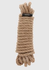 Бондажна мотузка - Taboom Hemp Bondage Rope beige, 5 м