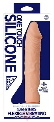 Realistic vibrator - One Touch Silicone 8inch