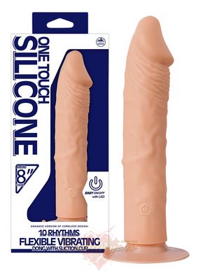 Realistic vibrator - One Touch Silicone 8inch