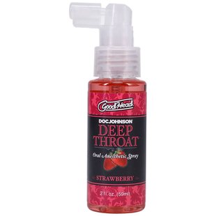 Спрей для мінета - Doc Johnson GoodHead Deep Throat Spray - Sweet Strawberry (59 мл)